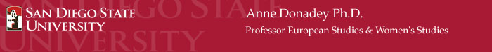 Anne Donadey, Ph.D. Professor european Studies and Women's Studies